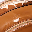 LOUIS VUITTON Monogram Vernis Houston Hand Bag Bronze M91122 LV Auth gh1207-10