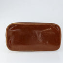 LOUIS VUITTON Monogram Vernis Houston Hand Bag Bronze M91122 LV Auth gh1207-5