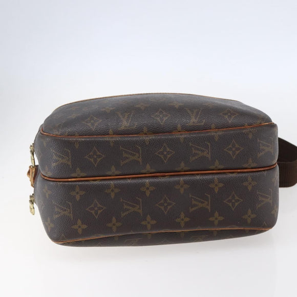 LOUIS VUITTON Monogram Reporter PM Shoulder Bag M45254 LV Auth gh1209
