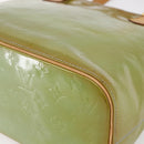 LOUIS VUITTON Monogram Vernis Houston Hand Bag Baby Blue M91005 LV Auth gh1213-14