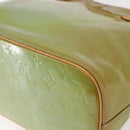 LOUIS VUITTON Monogram Vernis Houston Hand Bag Baby Blue M91005 LV Auth gh1213-16