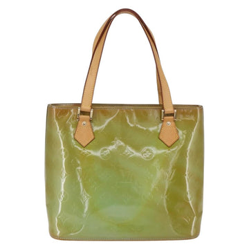 LOUIS VUITTON Monogram Vernis Houston Hand Bag Baby Blue M91005 LV Auth gh1213 - 0