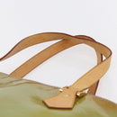 LOUIS VUITTON Monogram Vernis Houston Hand Bag Baby Blue M91005 LV Auth gh1213-8