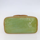 LOUIS VUITTON Monogram Vernis Houston Hand Bag Baby Blue M91005 LV Auth gh1213-5