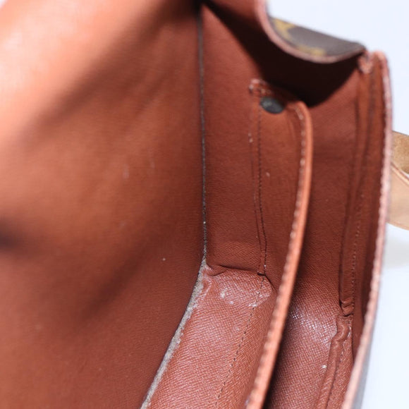 LOUIS VUITTON Monogram Cartouchiere GM Shoulder Bag M51252 LV Auth gh1217