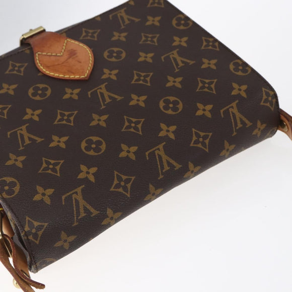 LOUIS VUITTON Monogram Cartouchiere GM Shoulder Bag M51252 LV Auth gh1217