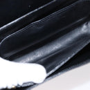 CELINE Horse Carriage Shoulder Bag Leather Black Gold Auth gh1220-11