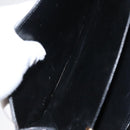 CELINE Horse Carriage Shoulder Bag Leather Black Gold Auth gh1220-12