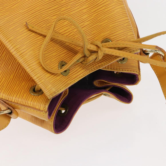 LOUIS VUITTON Epi Noe Shoulder Bag Tassili Yellow M44009 LV Auth gh1226