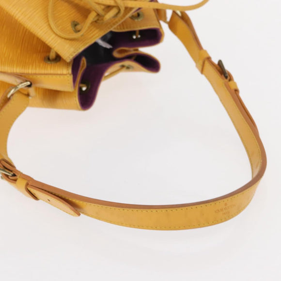 LOUIS VUITTON Epi Noe Shoulder Bag Tassili Yellow M44009 LV Auth gh1226