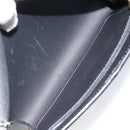 Christian Dior Honeycomb Canvas Chain Shoulder Bag PVC Black Gold Auth gh1228-11