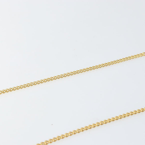 Christian Dior Honeycomb Canvas Chain Shoulder Bag PVC Black Gold Auth gh1228