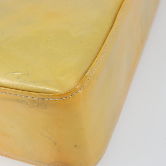 LOUIS VUITTON Monogram Vernis Columbus Tote Bag Gris M91028 LV Auth gh1229