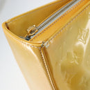 LOUIS VUITTON Monogram Vernis Columbus Tote Bag Gris M91028 LV Auth gh1229-10