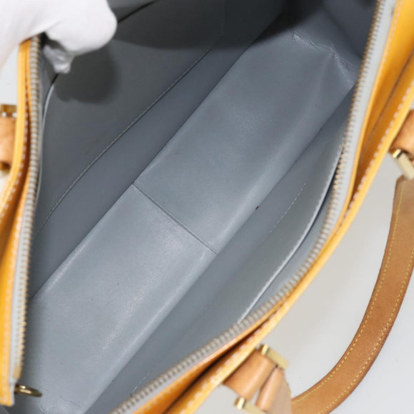 LOUIS VUITTON Monogram Vernis Columbus Tote Bag Gris M91028 LV Auth gh1229