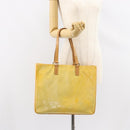 LOUIS VUITTON Monogram Vernis Columbus Tote Bag Gris M91028 LV Auth gh1229-25