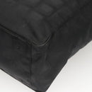 CHANEL New Travel Line Tote Bag Nylon Black CC Auth gh123-15