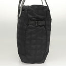 CHANEL New Travel Line Tote Bag Nylon Black CC Auth gh123-3