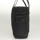 CHANEL New Travel Line Tote Bag Nylon Black CC Auth gh123-4
