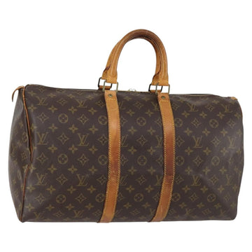 LOUIS VUITTON Monogram Keepall 45 Boston Bag M41428 LV Auth gh1230