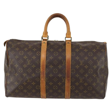 LOUIS VUITTON Monogram Keepall 45 Boston Bag M41428 LV Auth gh1230 - 0