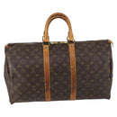 LOUIS VUITTON Monogram Keepall 45 Boston Bag M41428 LV Auth gh1230-3