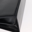 Salvatore Ferragamo Gancini Hand Bag Leather 2way Navy Gold Auth gh1234-14