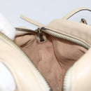 GUCCI GG Marmont Mini Camera Bag Leather White Gold 448065 Auth gh1235-19