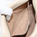 GUCCI GG Marmont Mini Camera Bag Leather White Gold 448065 Auth gh1235-21