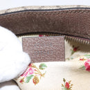 GUCCI GG Supreme Web Sherry Line Messenger Bag Neo Vintage PVC Beige Auth gh1236-22