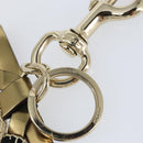 GUCCI Gutsy Chihuahua Key Charm GG Supreme Charm PVC Beige Gold Auth gh1237-10