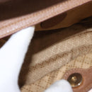 GUCCI Bamboo Hand Bag Suede Brown Gold 000 122 0316 Auth gh1243-15