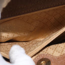 GUCCI Bamboo Hand Bag Suede Brown Gold 000 122 0316 Auth gh1243-19