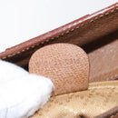 GUCCI Bamboo Hand Bag Suede Brown Gold 000 122 0316 Auth gh1243-20