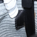 Salvatore Ferragamo Gancini Shoulder Bag Leather Black Silver Auth gh1244-12