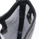 Salvatore Ferragamo Gancini Shoulder Bag Leather Black Silver Auth gh1244-18