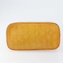 LOUIS VUITTON Monogram Vernis Houston Hand Bag Beige M91004 LV Auth gh1246-5