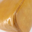 LOUIS VUITTON Monogram Vernis Houston Hand Bag Beige M91004 LV Auth gh1246-15