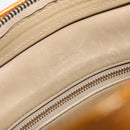 LOUIS VUITTON Monogram Vernis Houston Hand Bag Beige M91004 LV Auth gh1246-20