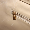 LOUIS VUITTON Monogram Vernis Houston Hand Bag Beige M91004 LV Auth gh1246-23