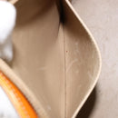 LOUIS VUITTON Monogram Vernis Houston Hand Bag Beige M91004 LV Auth gh1246-25