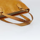 LOUIS VUITTON Monogram Vernis Houston Hand Bag Beige M91004 LV Auth gh1246-7