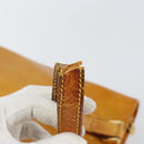 LOUIS VUITTON Monogram Vernis Houston Hand Bag Beige M91004 LV Auth gh1246-9