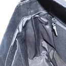 BURBERRY Shoulder Bag Leather Black Silver Auth gh1248-17