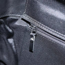 BURBERRY Shoulder Bag Leather Black Silver Auth gh1248-18