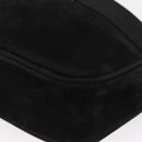 Salvatore Ferragamo Vala Shoulder Bag Suede Black Gold Auth gh1251-11