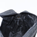 Salvatore Ferragamo Vala Shoulder Bag Suede Black Gold Auth gh1251-19