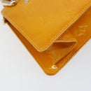 LOUIS VUITTON Monogram Vernis Mini Forsythe Hand Bag Jaune M91114 LV Auth gh1254-15