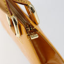 LOUIS VUITTON Monogram Vernis Mini Forsythe Hand Bag Jaune M91114 LV Auth gh1254-9