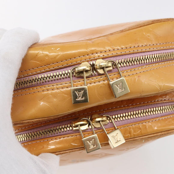 LOUIS VUITTON Monogram Vernis Wooster Bag Marshmallow Pink M91037 LV Auth gh1255